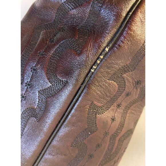 Justin western Boots 8.5D # 2641‎ Brown Leather